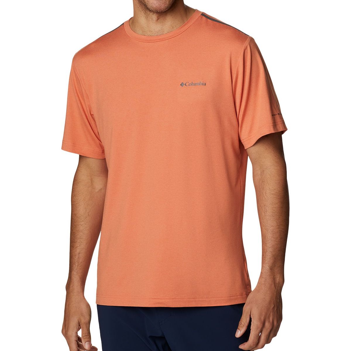 Camiseta Masculina Columbia MC Tech Trail II Laranja - 1893 - Estrela Mix -  Uma Loja Completa