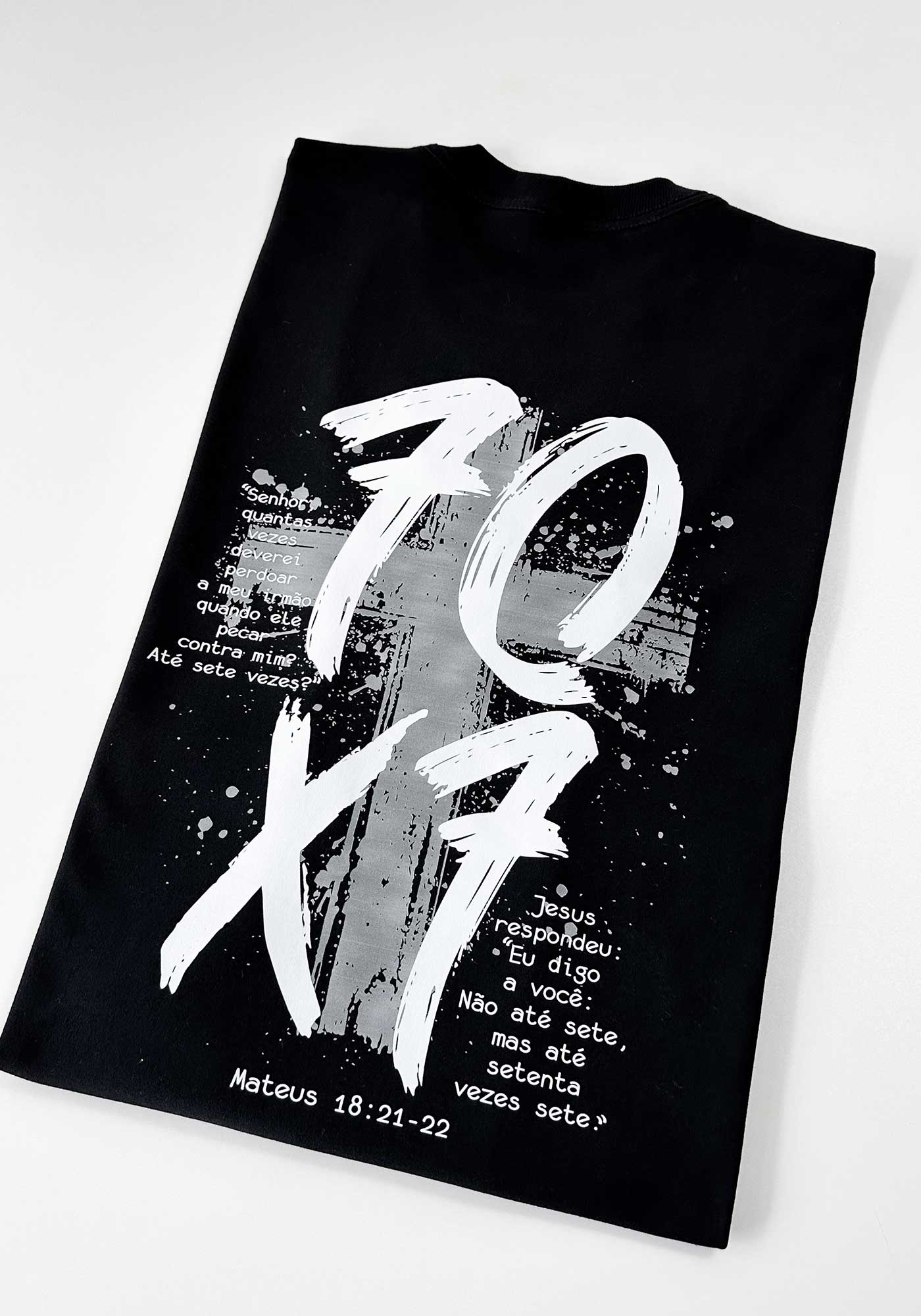 OVERSIZED - 70 x 7 - COR PRETO - Delbo T-Shirts | Atacado de