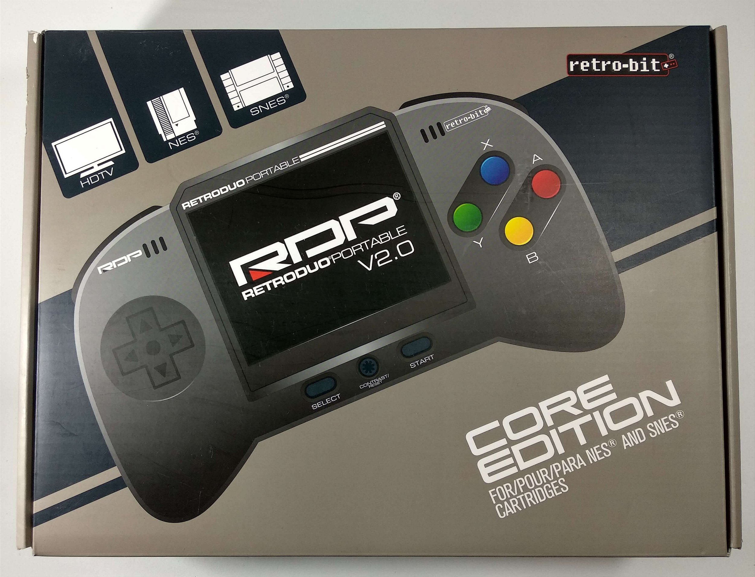 Console Retro-bit Retroduo Portable V2.0 (SNES - NES) - Sebo dos Games ...
