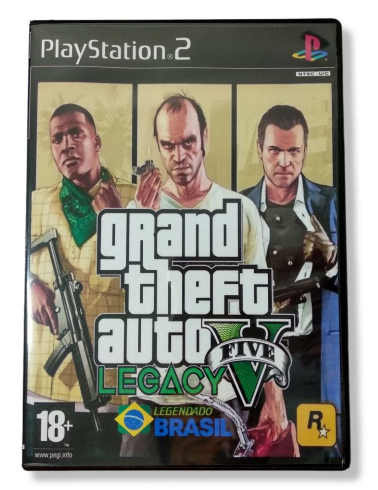 ACHEI O GTA 5 DE PS2 NO BRASIL (PLAYSTATION 2) 