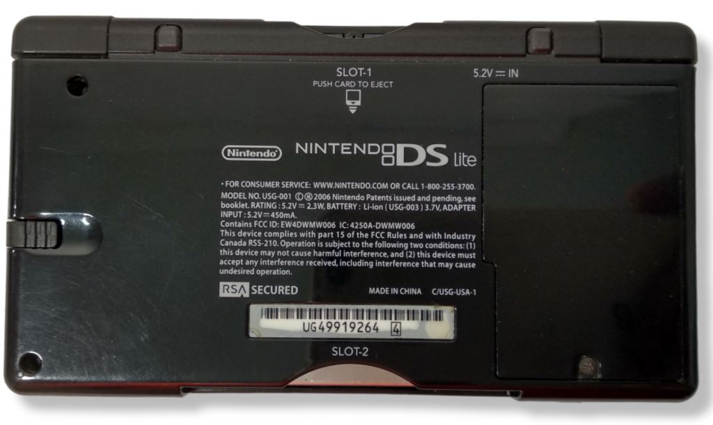 Nintendo DS Lite (Flashcard R4 com 30 jogos) OUTLET Sebo dos Games