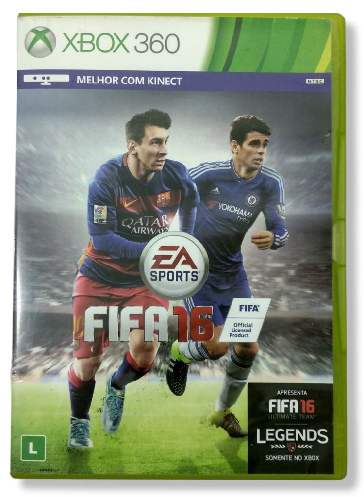 Fifa 16 Xbox 360 Jogo Original Mídia Física Futebol Game Top