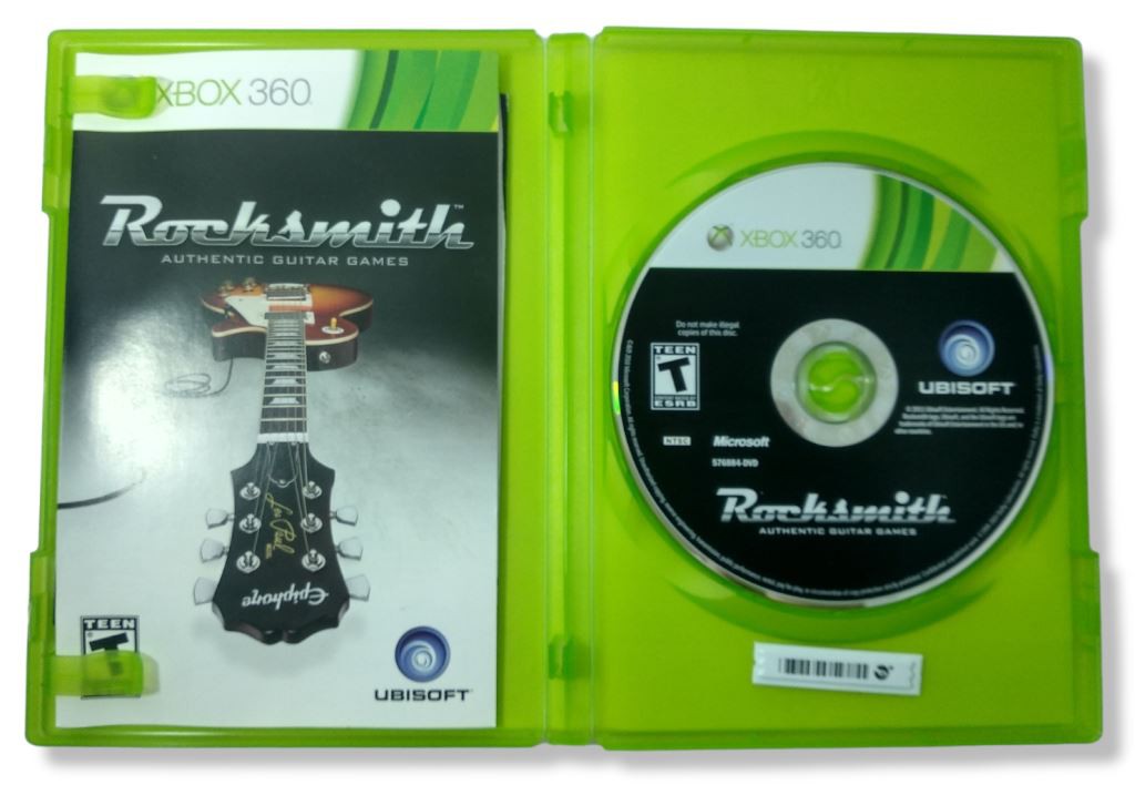 Jogo Rocksmith Authentic Guitar Games Original Xbox 360 Sebo dos