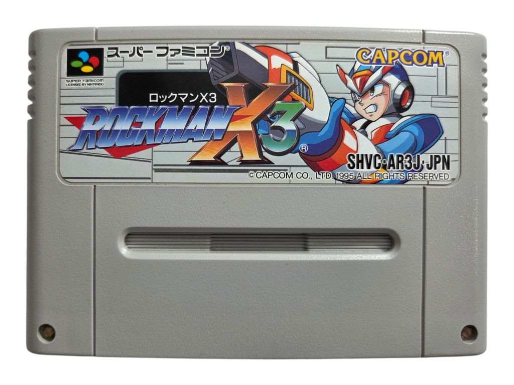 Jogo Rockman X3 - Super Famicom - Sebo dos Games - Games Antigos e