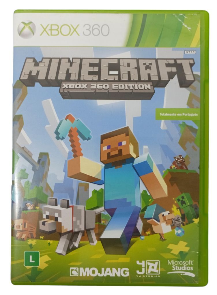 Jogo Minecraft Xbox 360 Original Em Português Envio Rápido!!