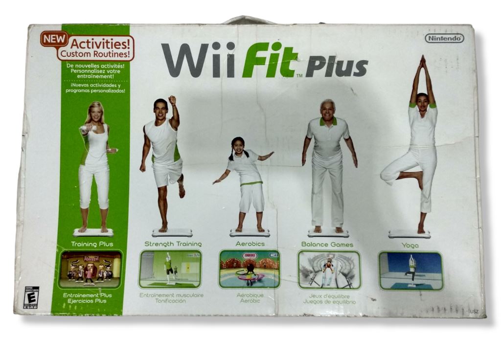 Wii Fit Plus Balance Board com 2 Jogos - Nintendo Wii Usado