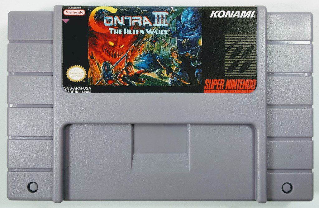 Jogo Contra III - SNES - Sebo dos Games - 10 anos!