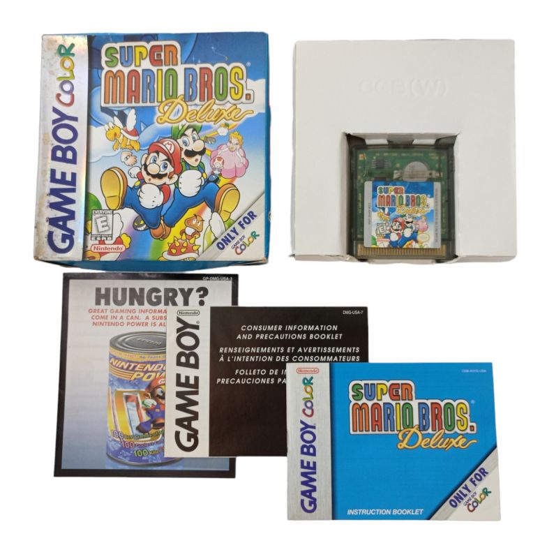 Jogo Super Mario Bros. Deluxe Original - GBC - Sebo dos Games - Games ...