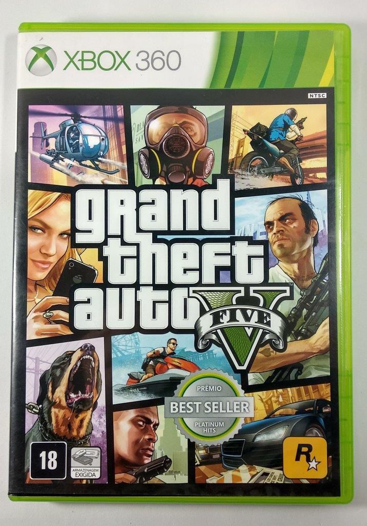 GTA 5 Xbox 360 Original mídia física