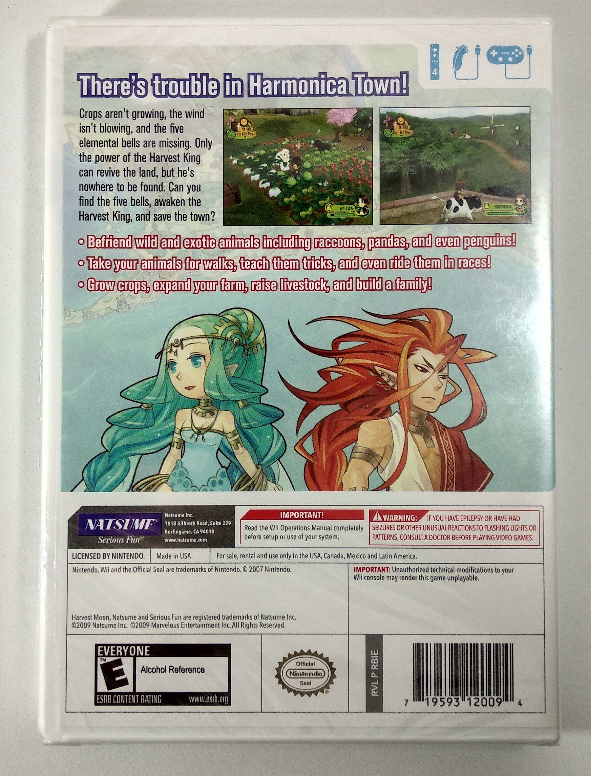 Harvest Moon Animal Parade Original (Lacrado) - Wii - Sebo dos Games ...