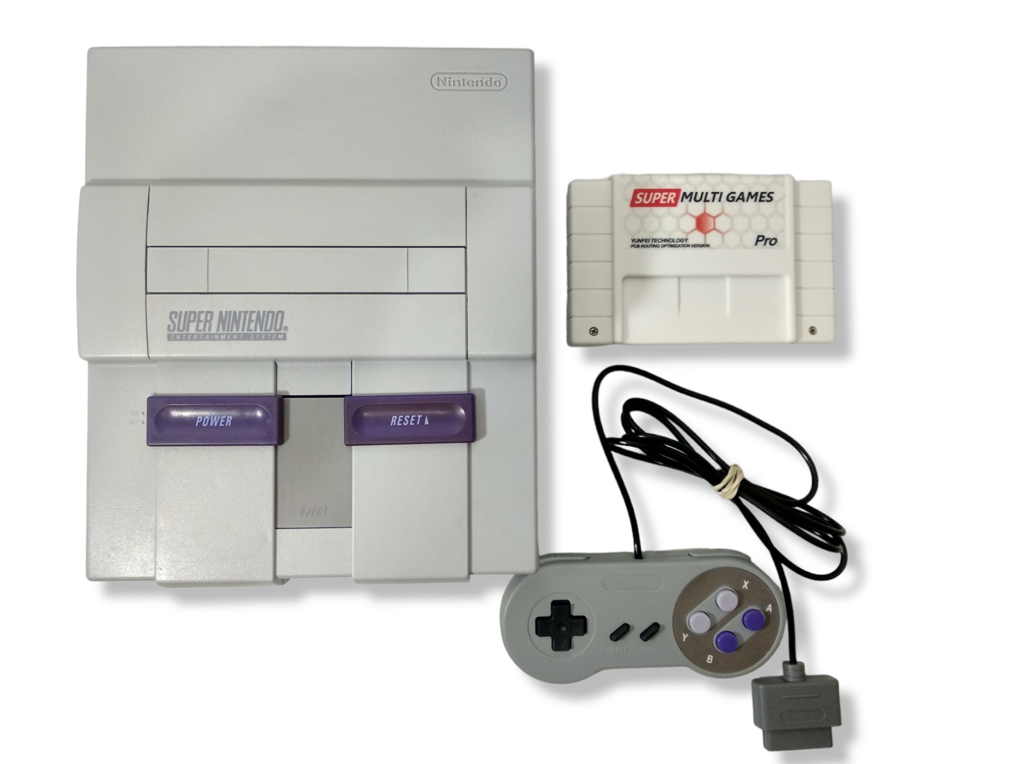 Console Super Nintendo - SNES - Sebo dos Games - 9 anos! Games Antigos e  Usados, do Atari ao PS5