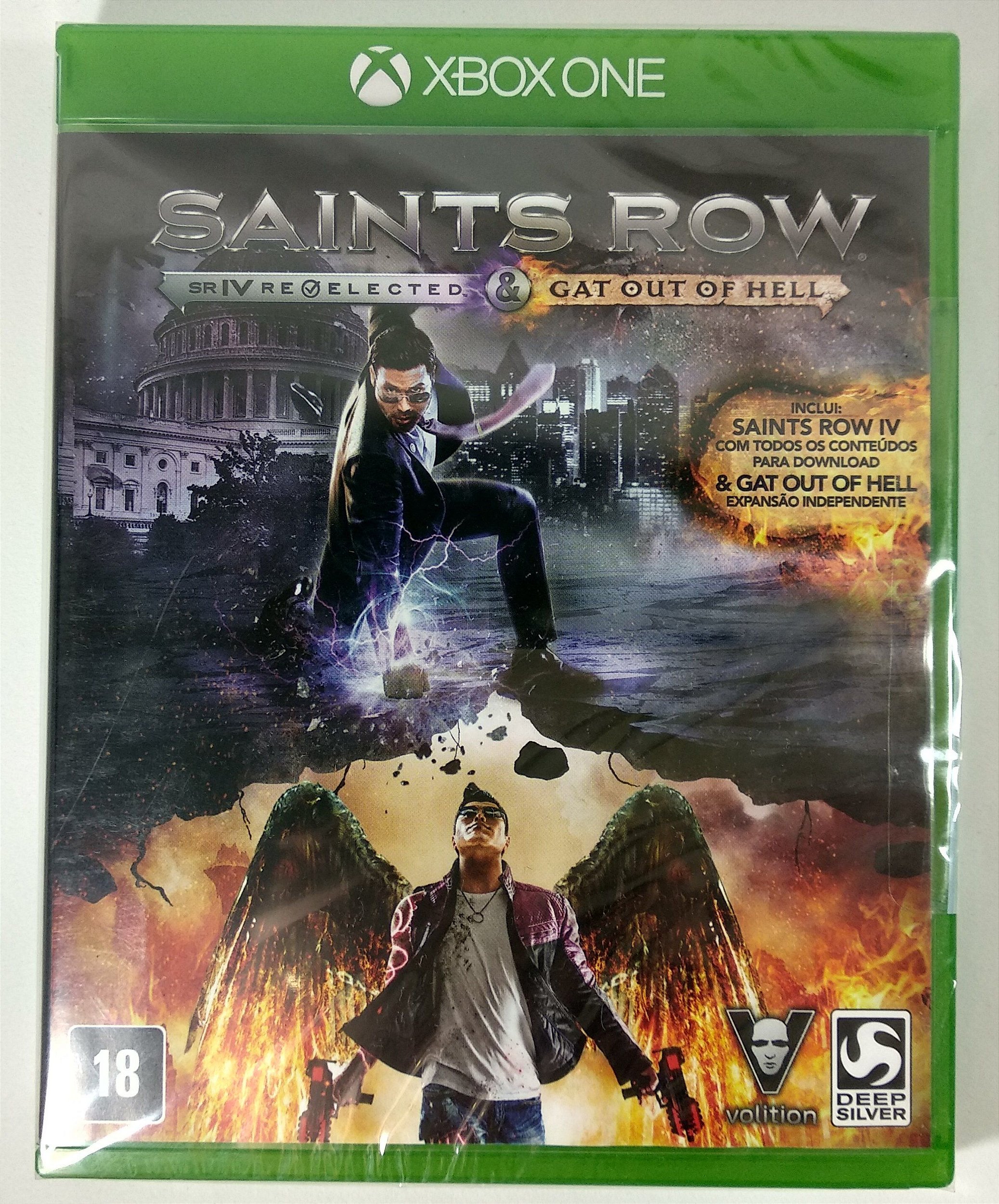 Jogo PS3 Original Saints Row The Tird Favoritos Mídia Física em