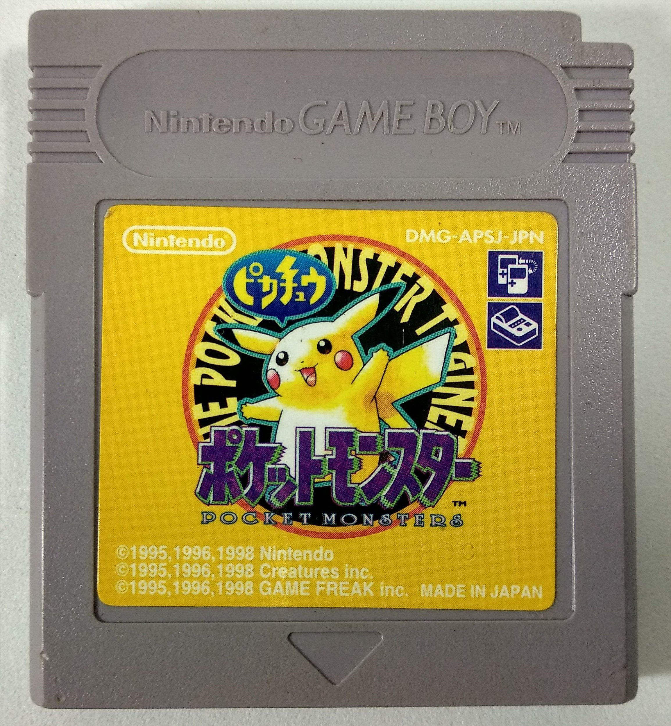 Pokemon Yellow Original - GBC - Sebo dos Games - 10 anos!