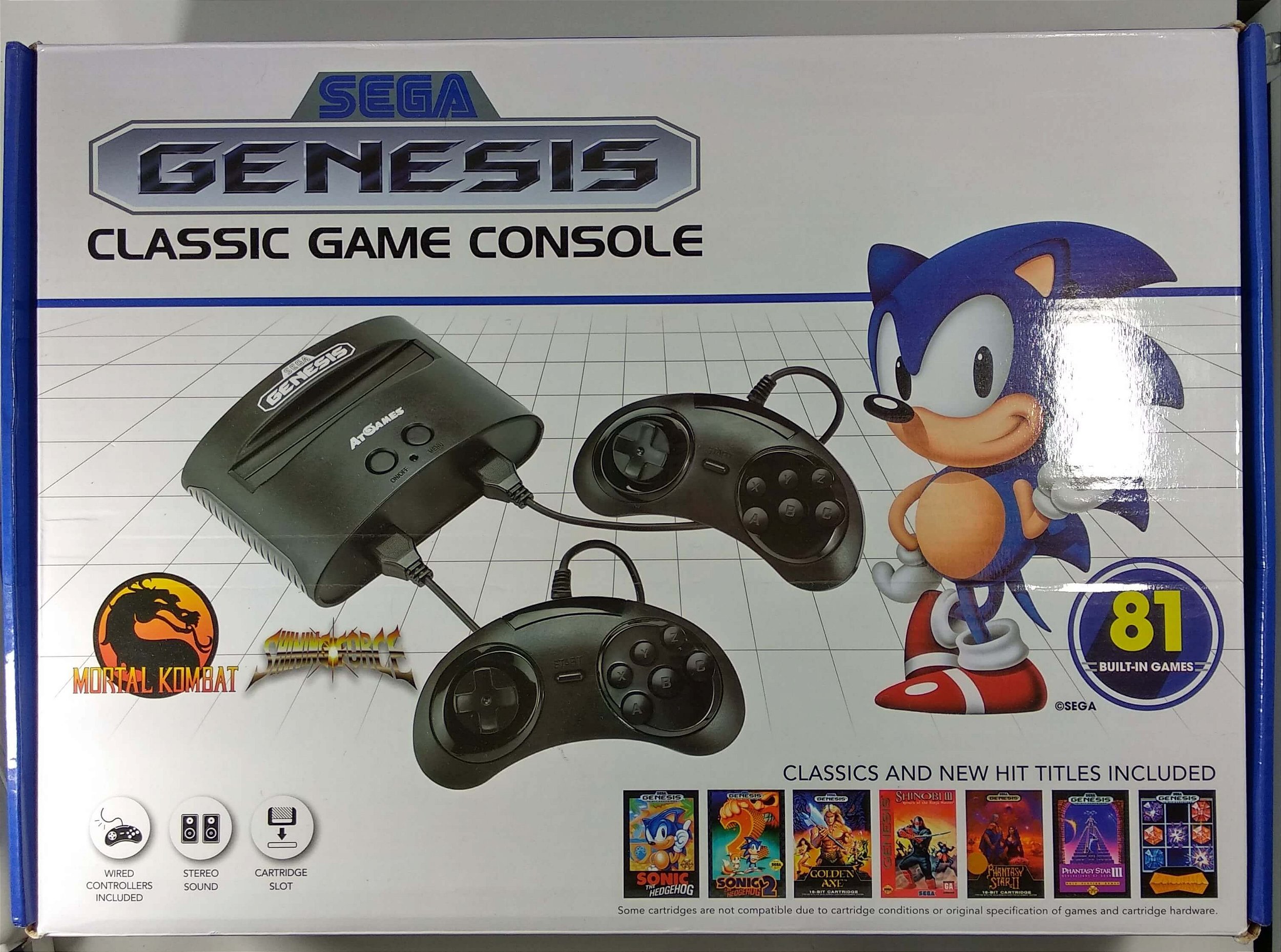 mega drive 4 sega 100 jogos na memoria sonic - Retro Games