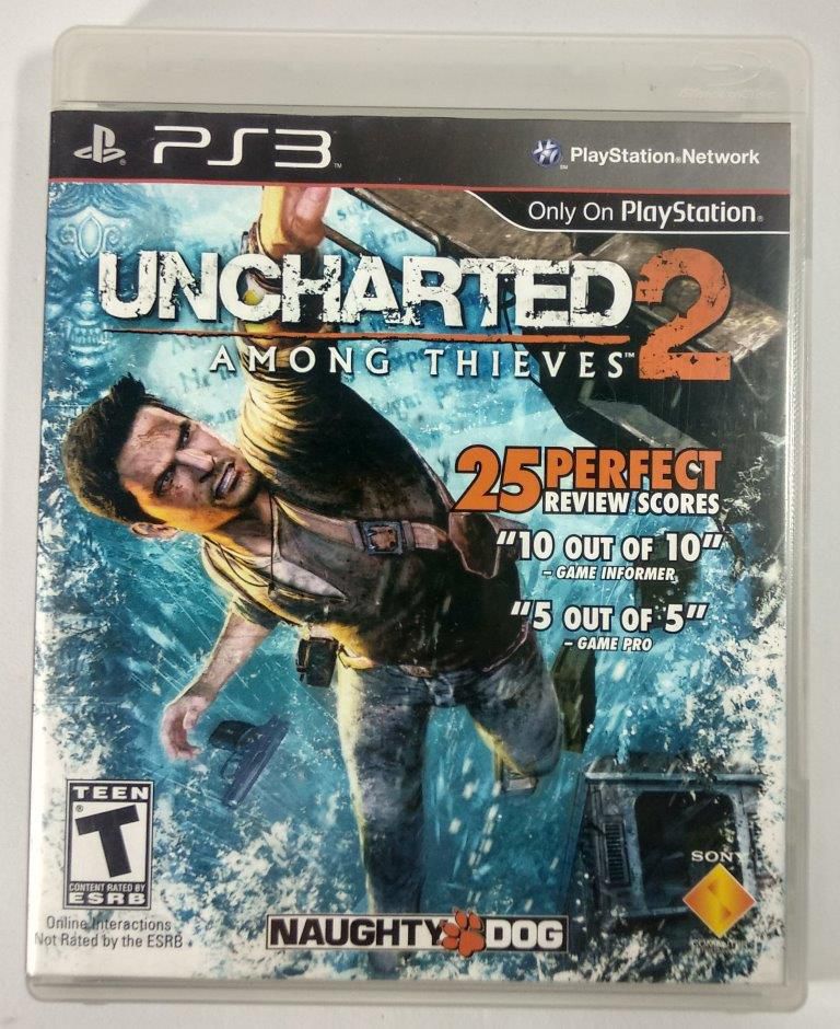 Jogo Ps3 Uncharted 2 Among Thieves Mídia