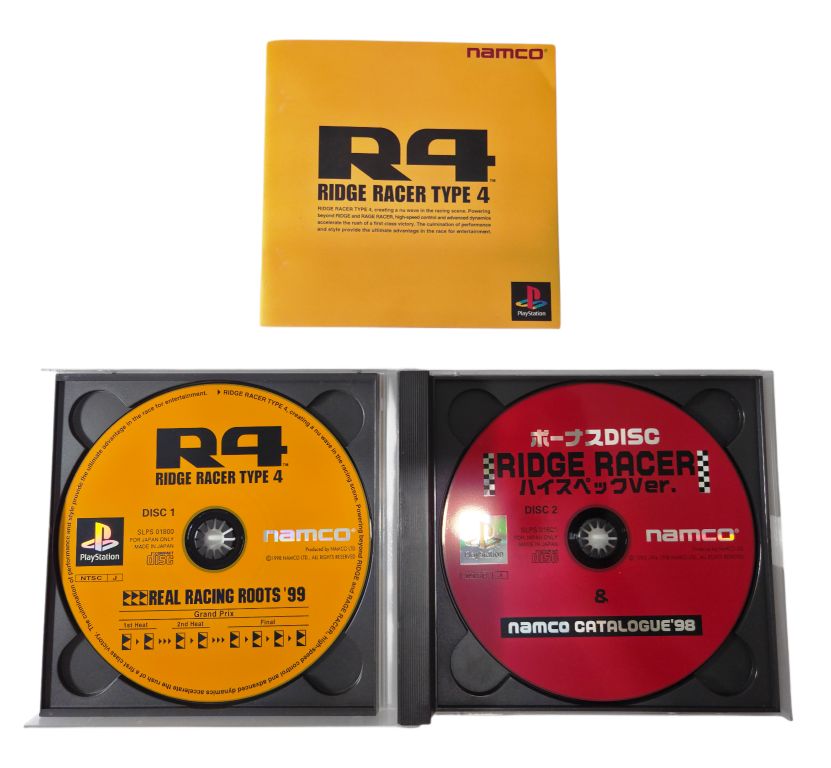 Jogo R4 Ridge Racer Type 4 Original [JAPONÊS] - PS1 ONE - Sebo dos ...