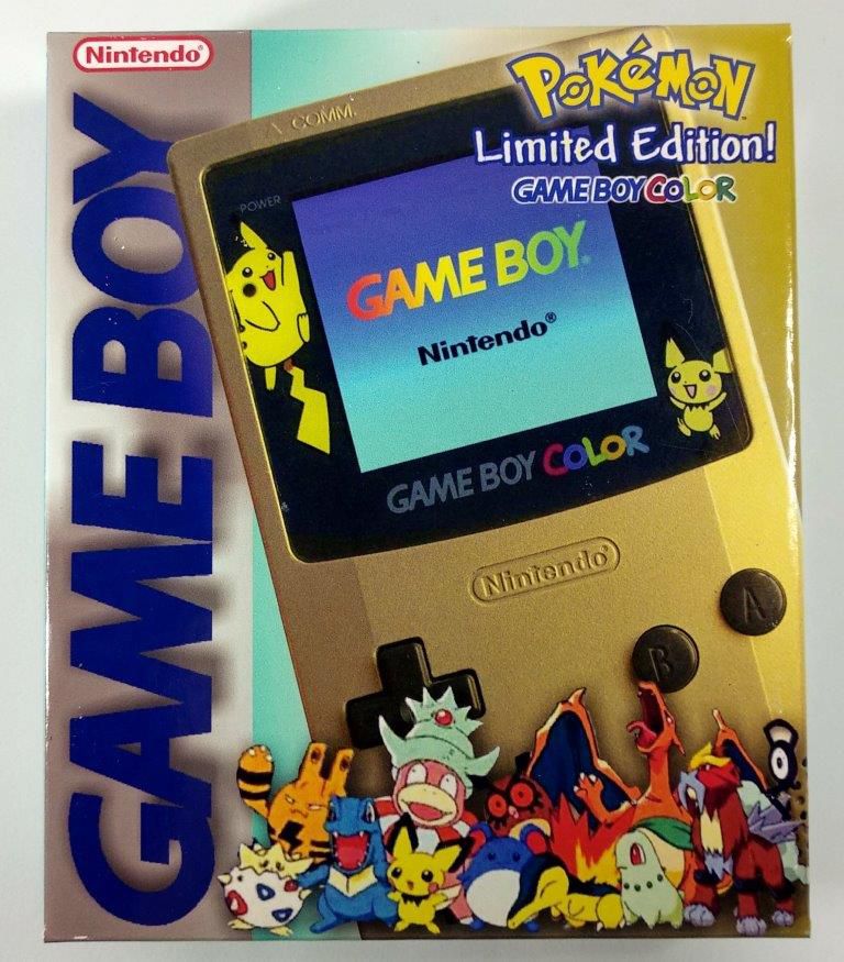 Limited Edition Pokemon Yellow Game Boy Color System