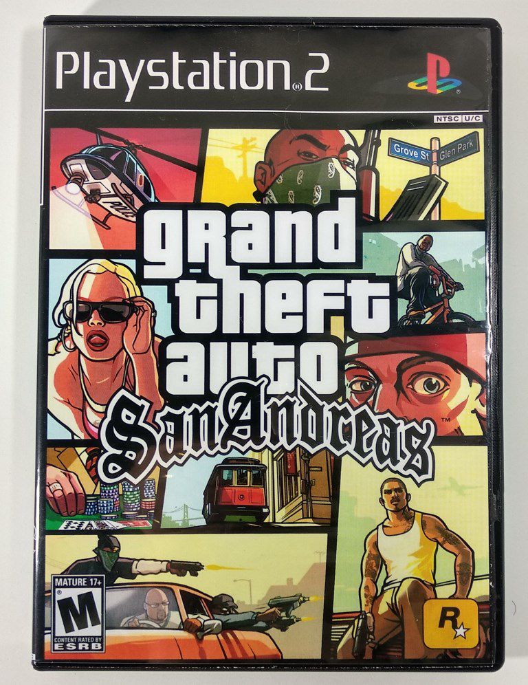 Códigos do GTA San Andreas para PlayStation 2 