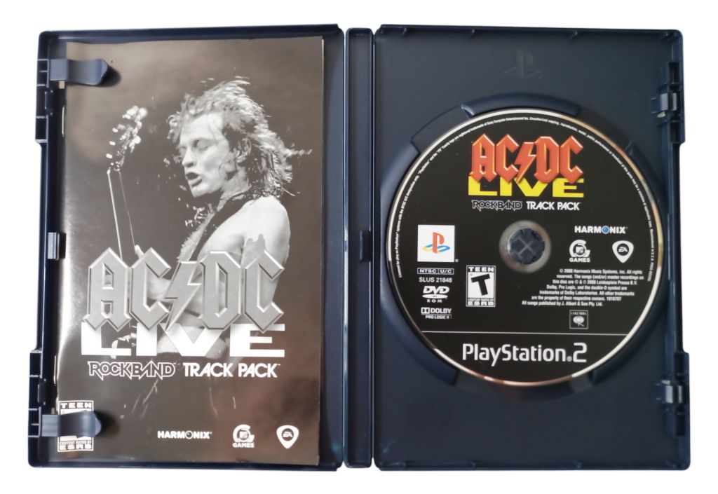 ACDC Live Rock Band Track Pack Original - PS2 - Sebo dos Games - Games ...
