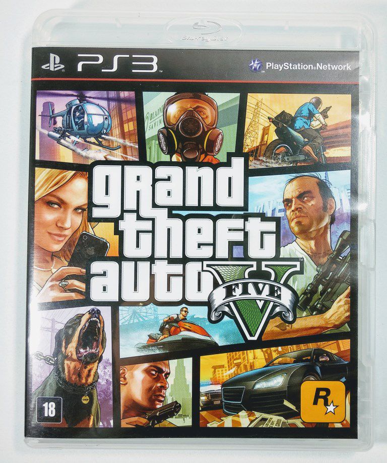 Jogo GTA V - PS3 - Sebo dos Games - 10 anos!