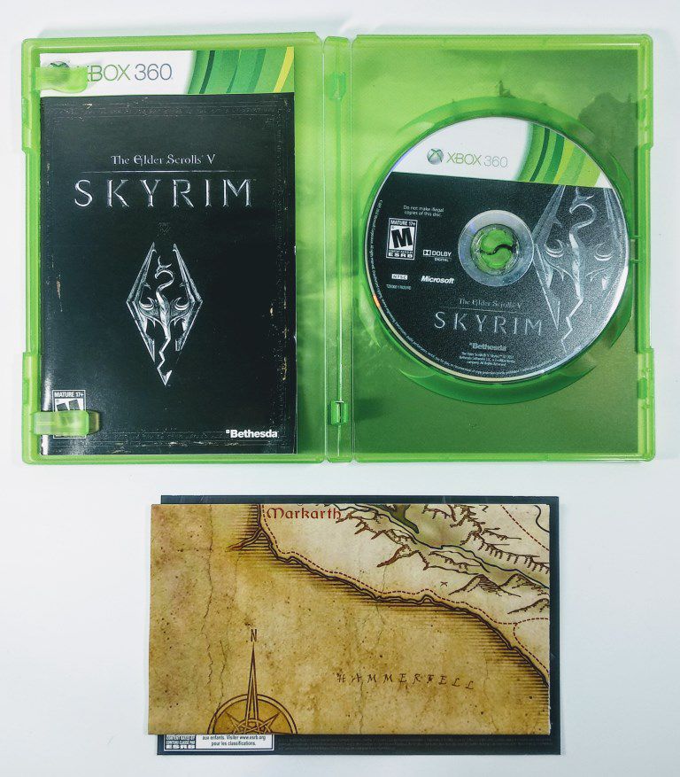 The Elder Scrolls V Skyrim Xbox 360 Sebo dos Games Games Antigos