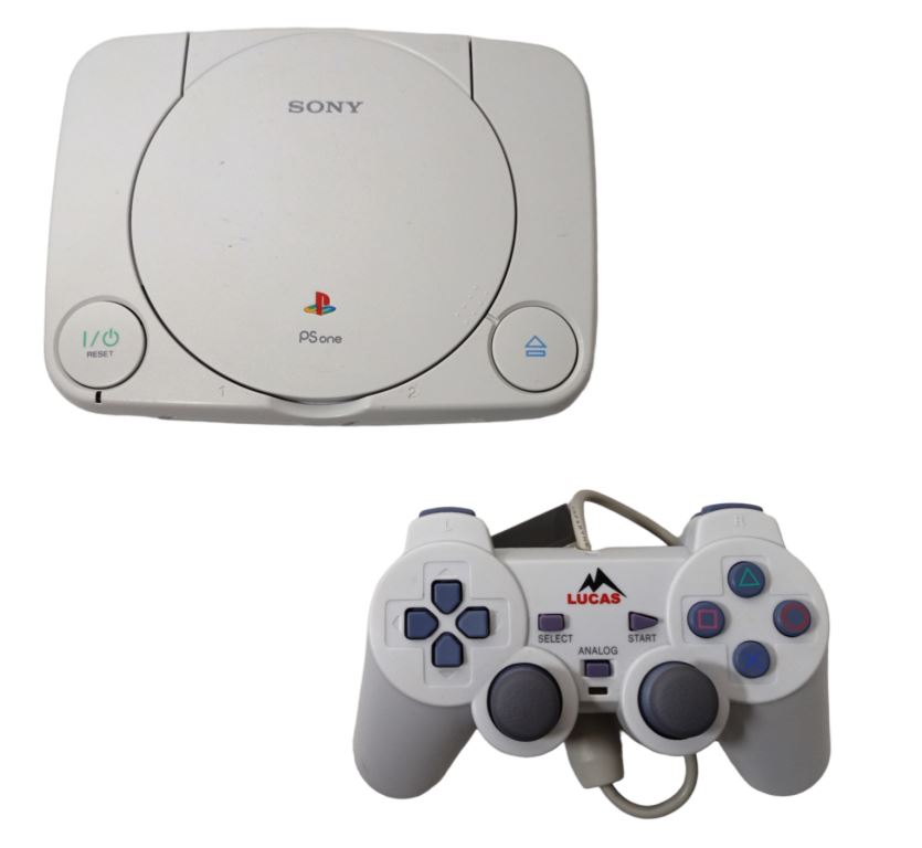 Console Playstation One - PS1 (1 controle original e 5 jogos