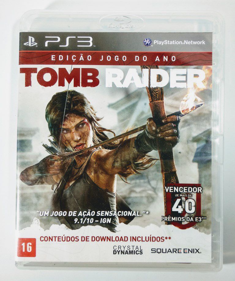 Tomb Raider edição jogo do ano - PS3 - Sebo dos Games - 10 anos!