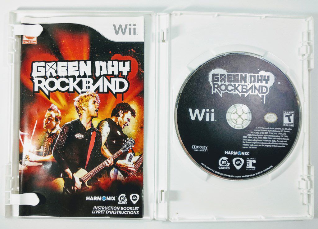 Green Day Rock Band Wii Sebo dos Games Games Antigos e Usados dos