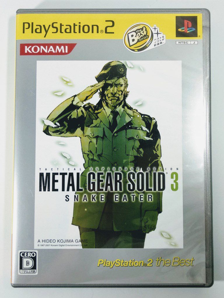 Jogo PS2 - Metal Gear Solid 3 Snake Eater Original Japones Usado