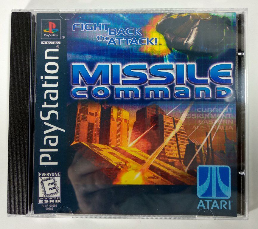 Missile Command Original PS1 ONE Sebo dos Games 10 anos