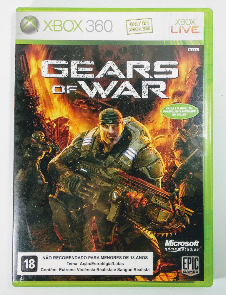 Gears of War 2 - Jogo XBOX 360 Mídia Física | Lojas 99