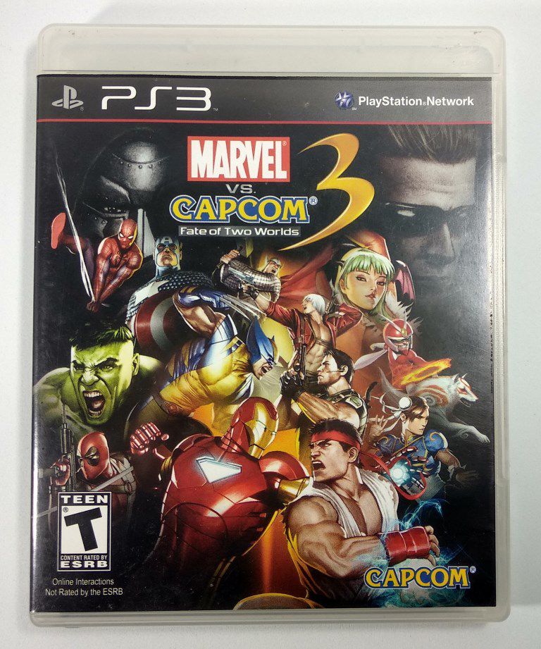 JOGO MARVEL VS CAPCOM 3 FATE OF TWO WORLDS XBOX 360 USADO