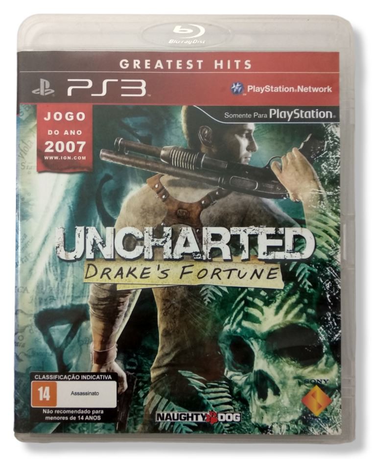 Jogo PS3 - Uncharted: Drake's Fortune (Mídia Física) - FF Games -  Videogames Retrô