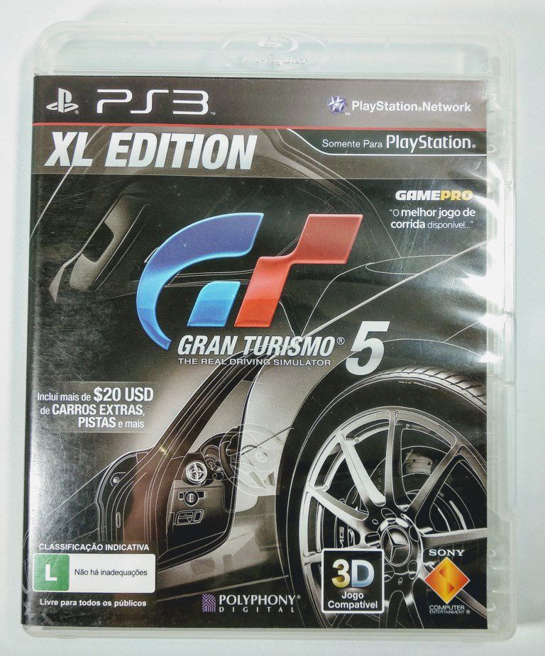 Gran Turismo 5 XL edition - PS3 - Sebo dos Games - 10 anos!