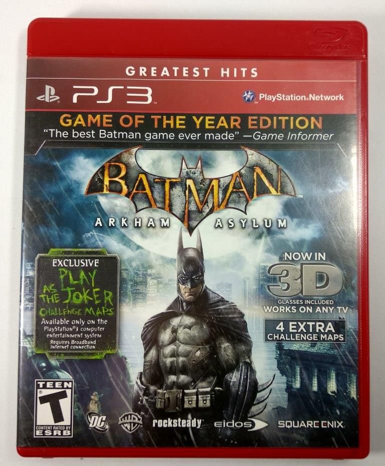 Batman Arkham Asylum Game of The Year Edition PS3