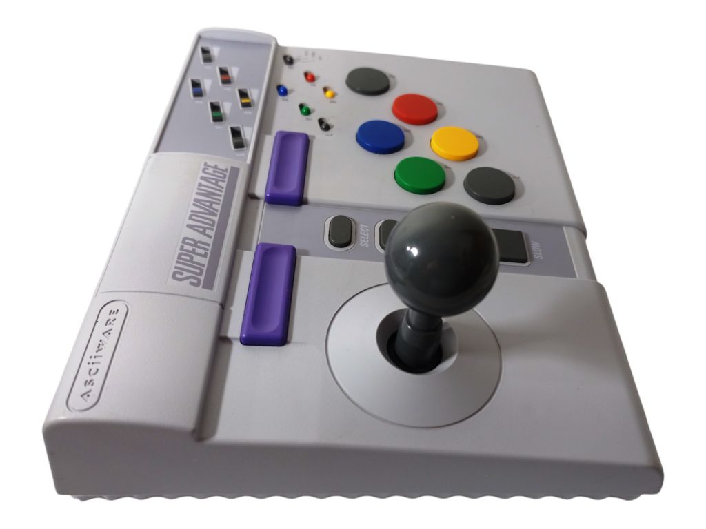 Compactocontrole Arcade Controle Arcade Original Super Advantage - SNES - Sebo dos Games ...