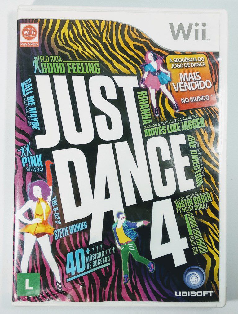 Jogo Just Dance 4 - Wii - Sebo dos Games - 9 anos! Games Antigos e Usados,  do Atari ao PS5
