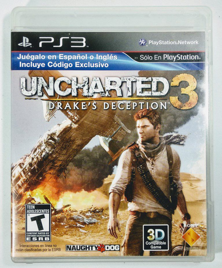 Uncharted 3: Drakes Deception, Jogo Usado PS3