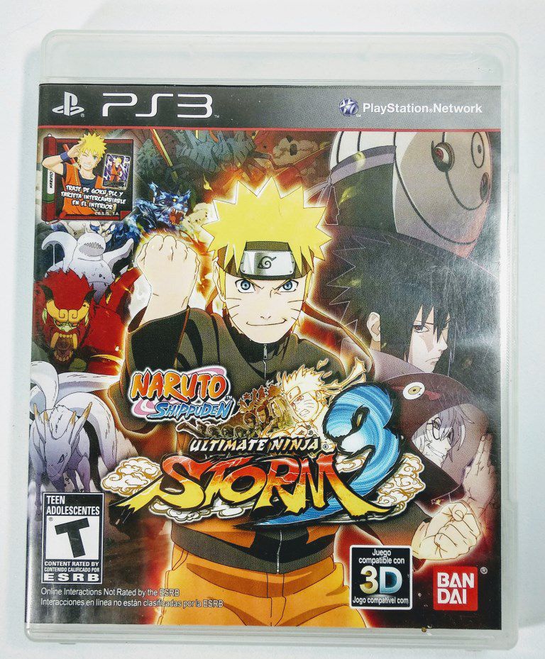 Naruto shippuden: ultimate ninja storm 3 (ps3) usado playstation 3