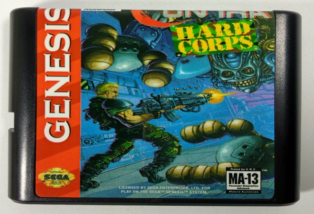 Jogo Contra Hard Corps - Mega Drive - Sebo dos Games - 10 anos!