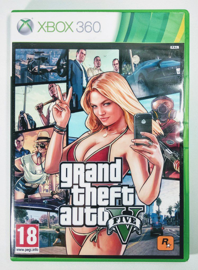 GTA V [REPRO-PACTH] - Xbox 360 - Sebo dos Games - 10 anos!