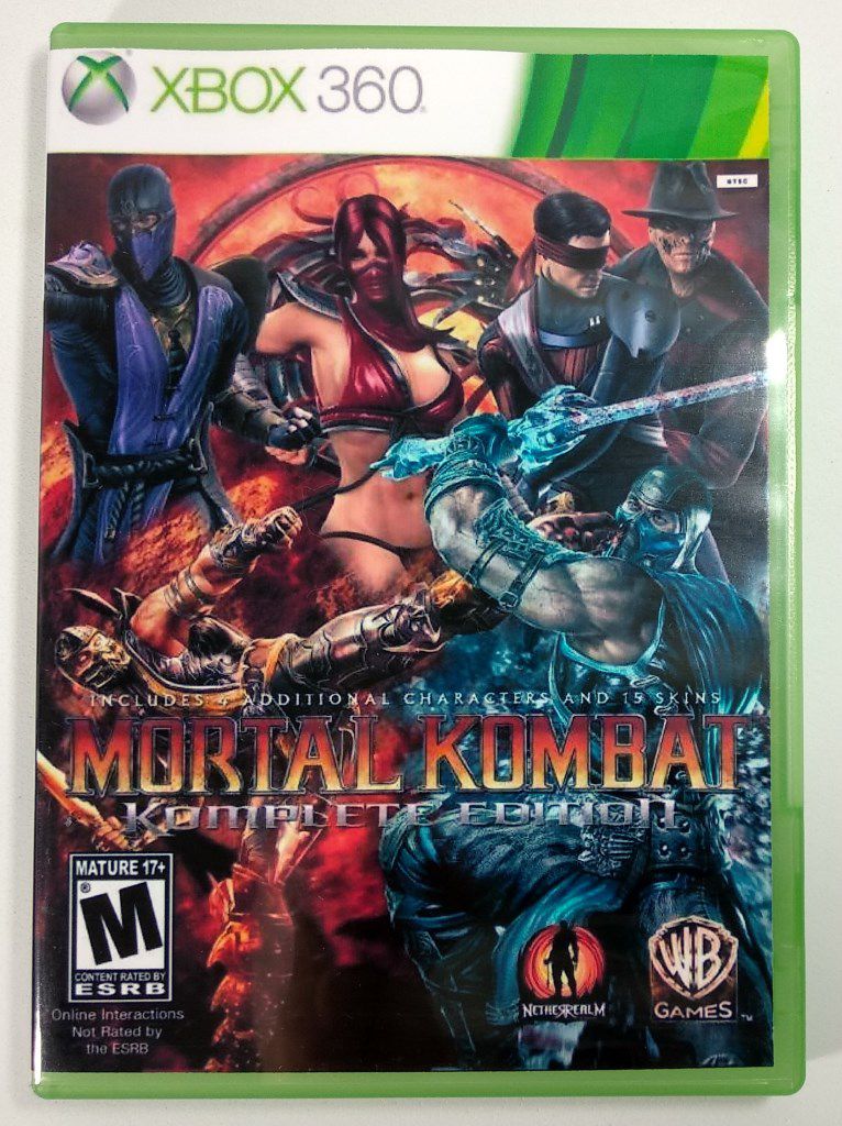 Jogos Xbox 360 transferência de Licença Mídia Digital - MORTAL KOMBAT 9 +  JOGOS SONICS