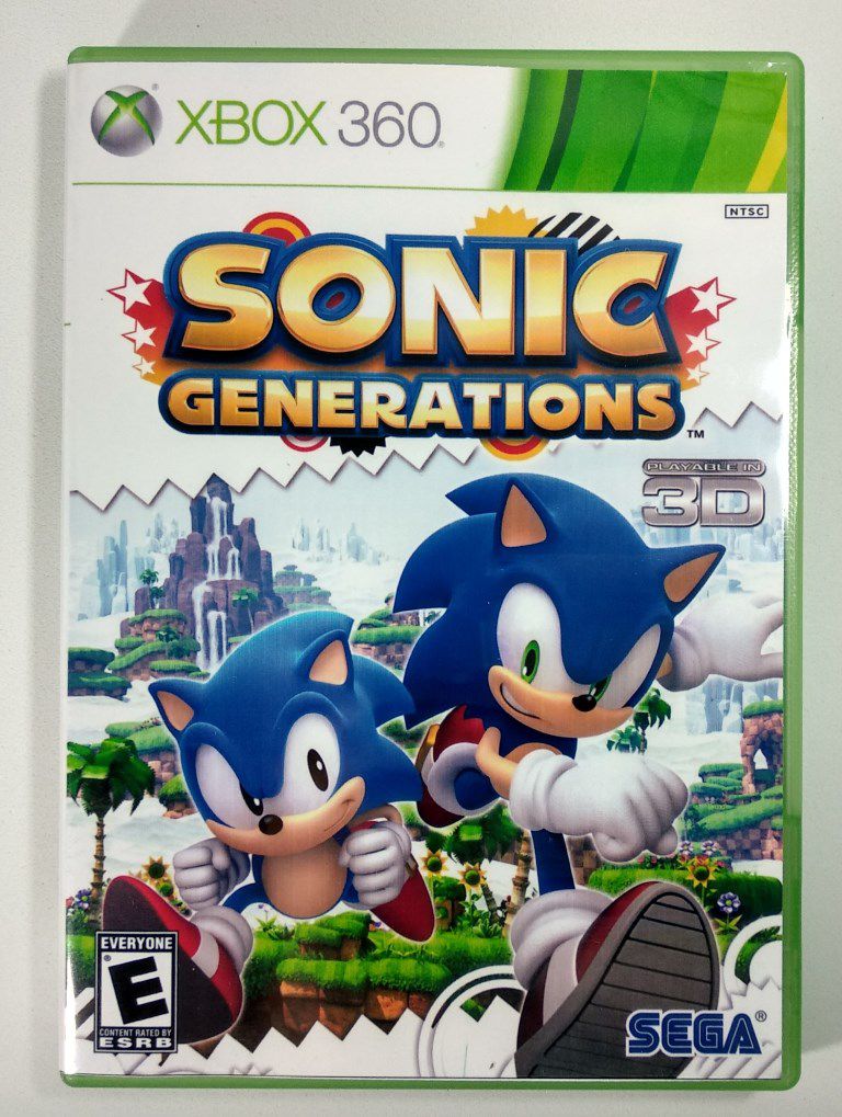 Sonic Generations [REPRO-PACTH] - Xbox 360 - Sebo dos Games - 10 anos!