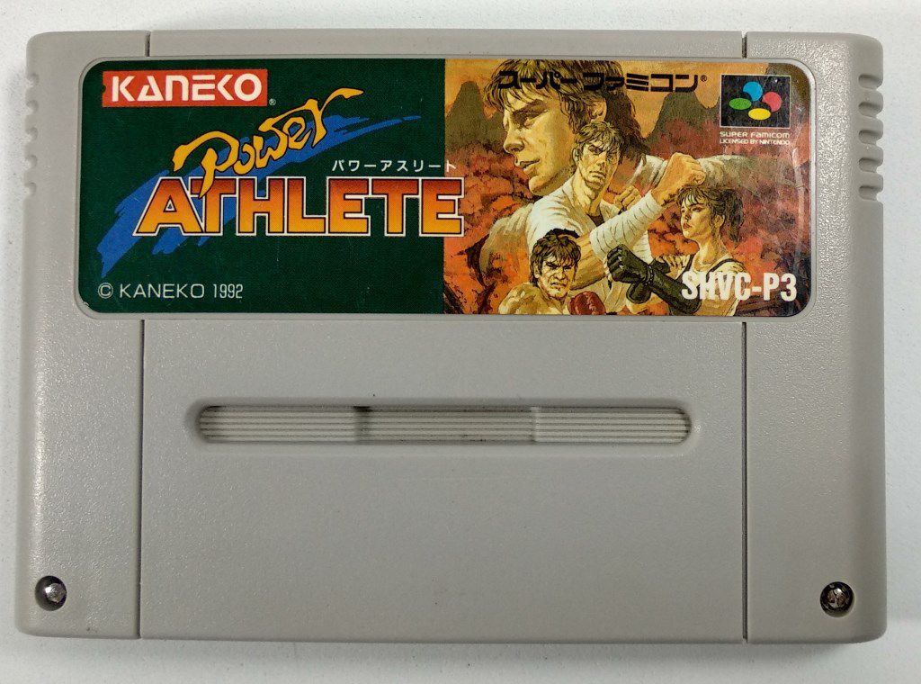 Jogo Power Athlete Original - Super Famicom - Sebo dos Games - 10 anos!