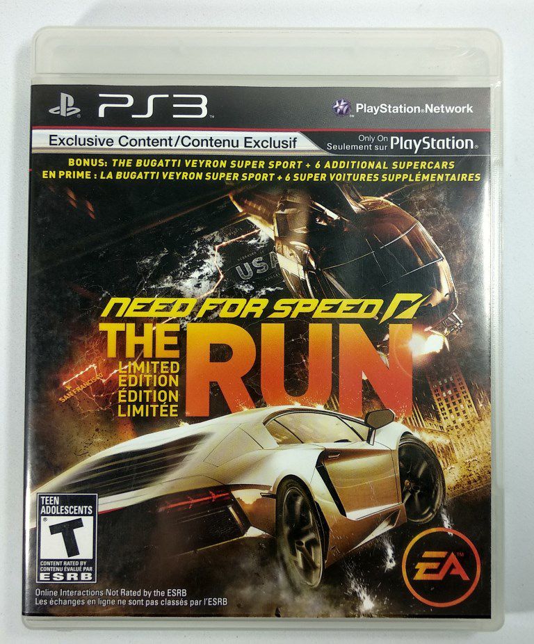 Jogo Need for Speed The Run Limited Edition - PS3 - Sebo dos Games - 10  anos!