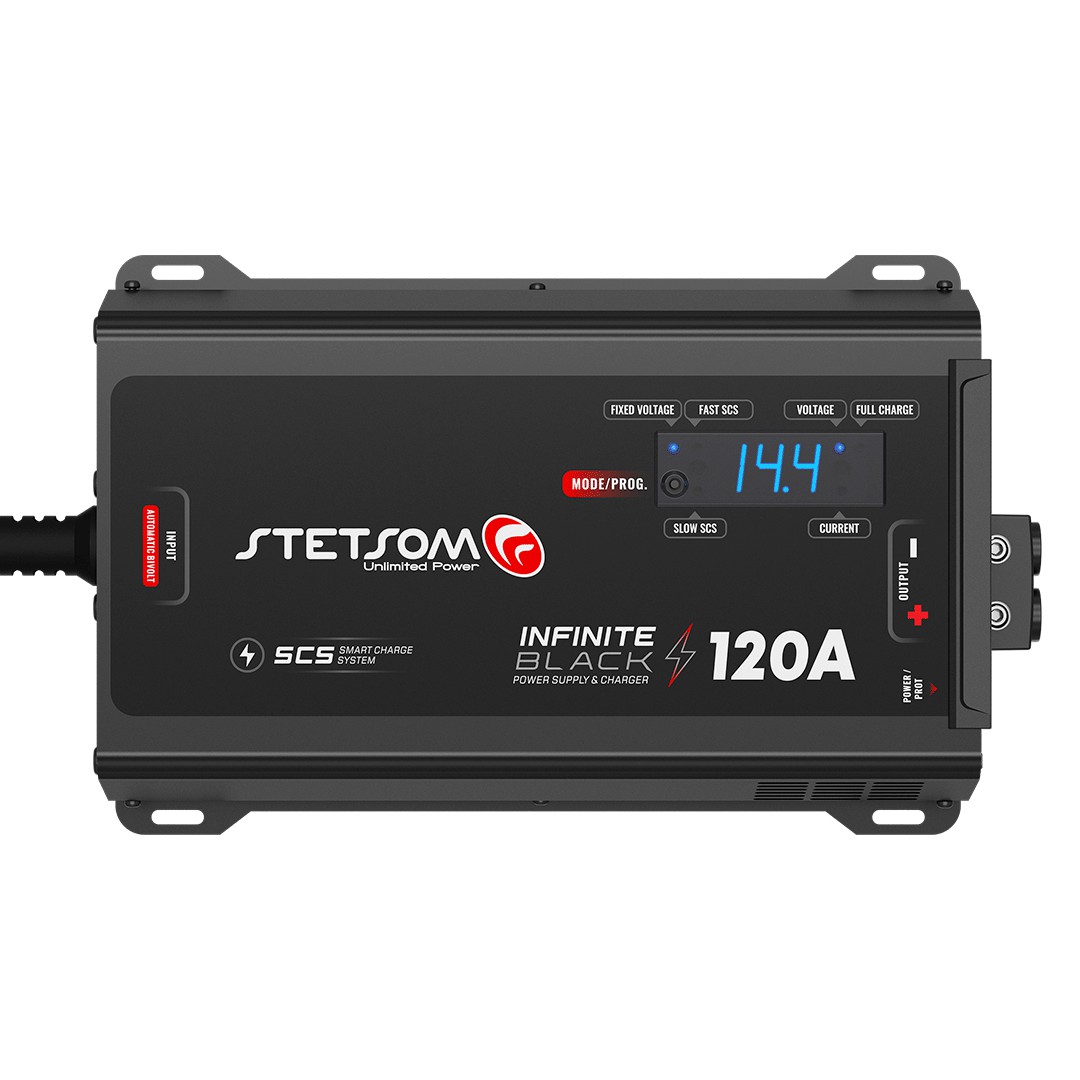 Fonte e Carregador Stetsom Infinite 120A Compre na G2 Distribuidora