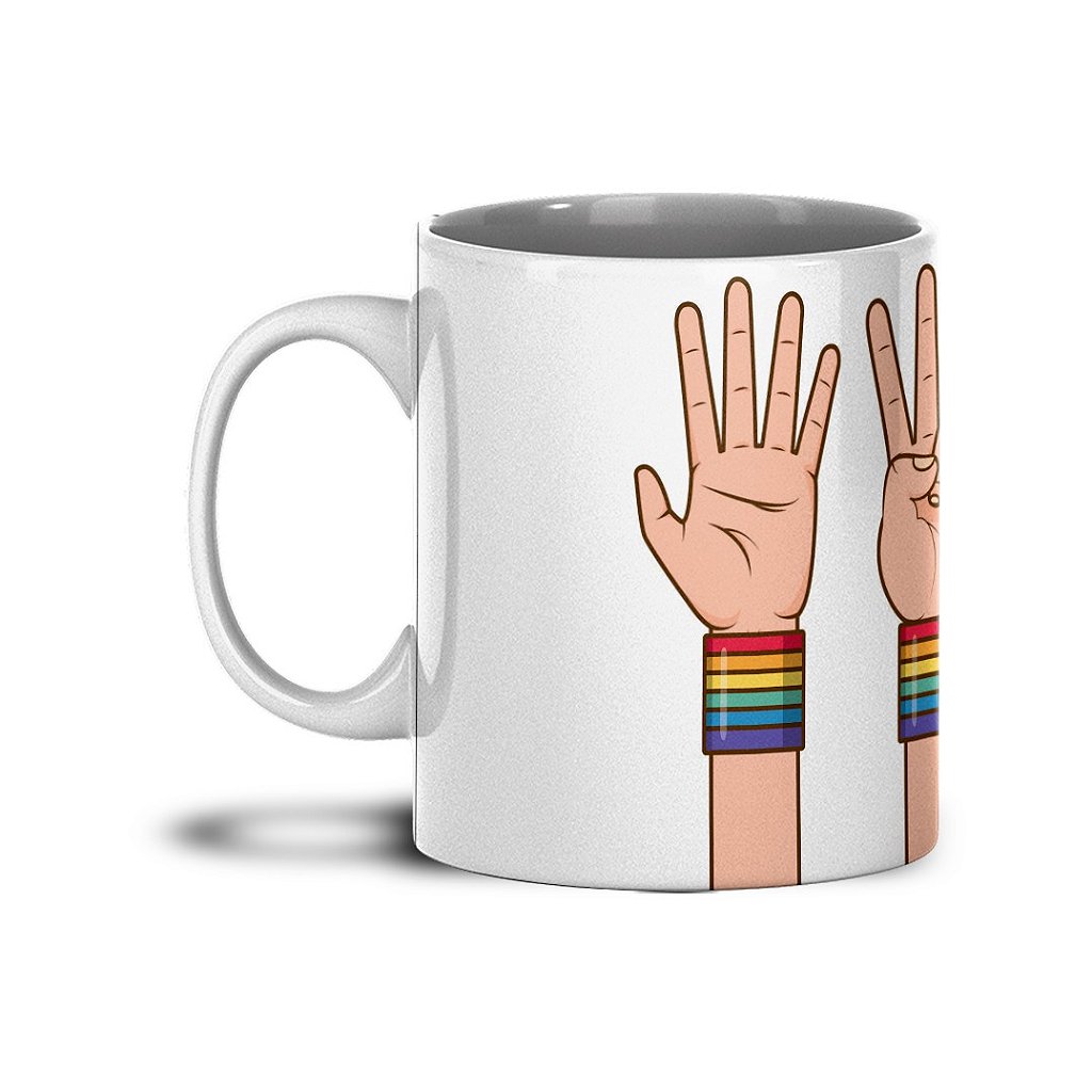 Caneca Personalizada Lgbt Inclus O E Diversidade Tomeco Loja De