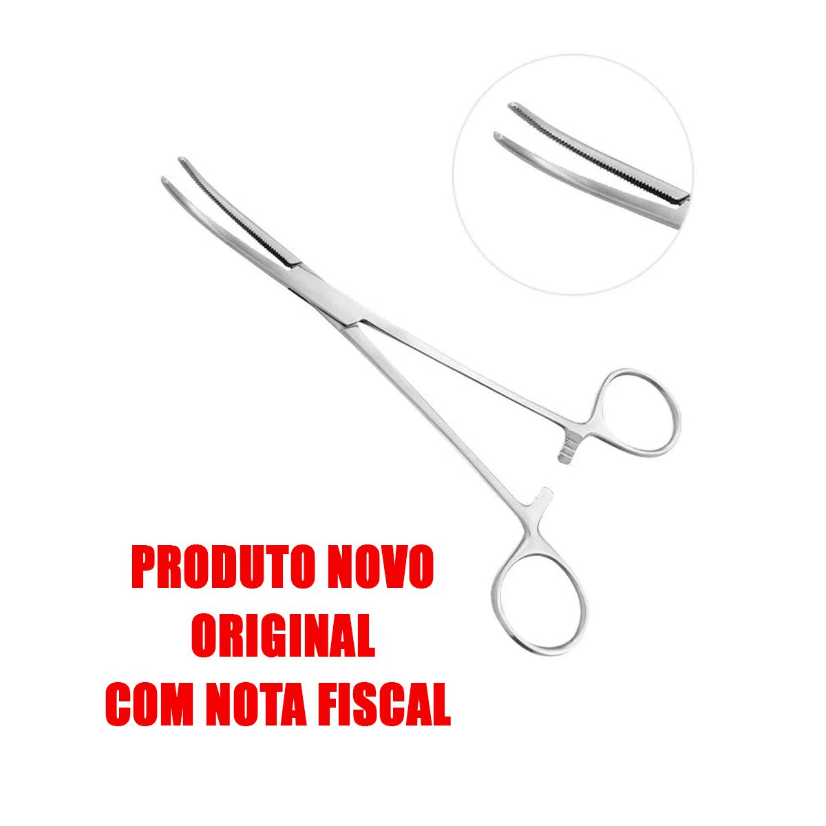 Pinça Crile Curva (16cm) - ABC - Medical | Produtos Médicos e Hospitalares