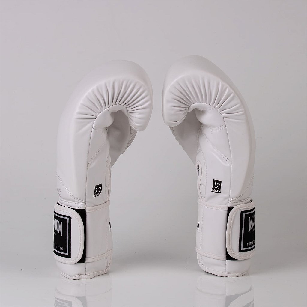 Luva de Boxe e Muay Thai Classic White Couro PU - Luvas de Boxe, Muay ...