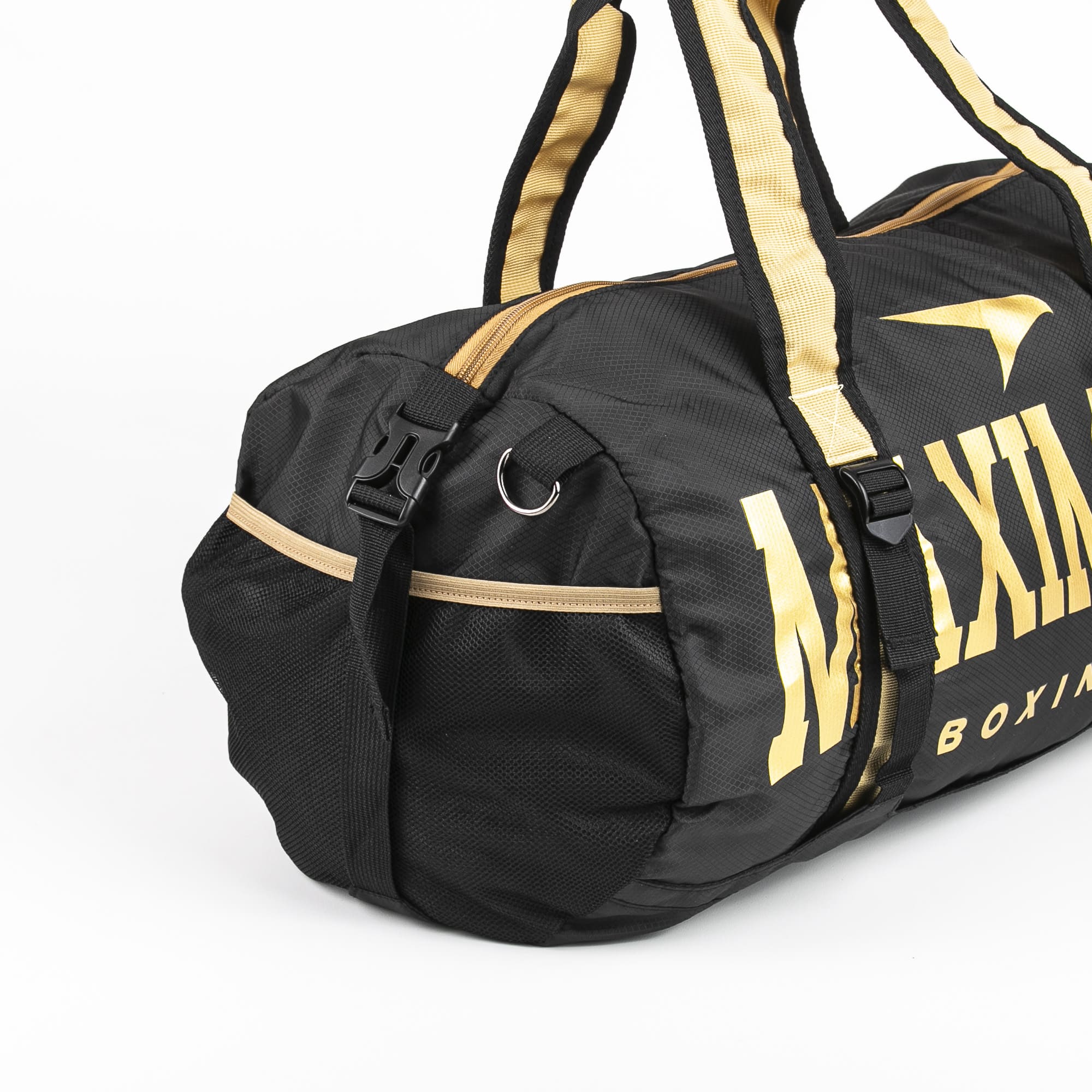 Bolsa de Treino Bag Preto e Dourado - Luvas de Boxe, Muay Thai, MMA ...